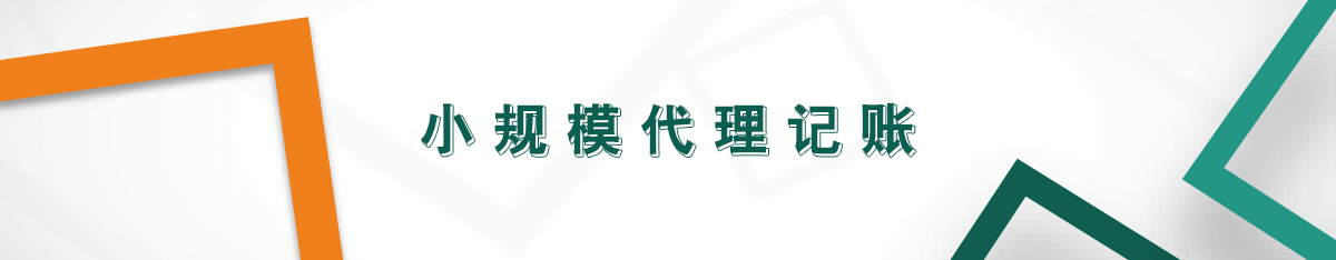 小規模代理記賬 小規模代理記賬