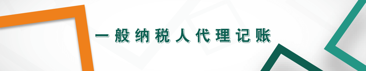 一般納稅人代理記賬