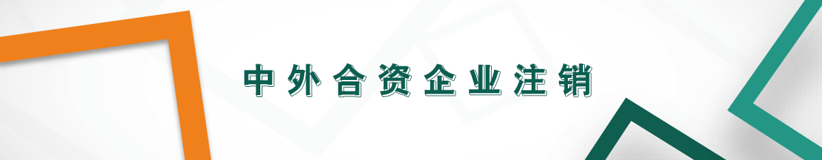 中外合資企業注銷 中外合資企業注銷